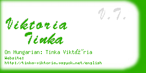 viktoria tinka business card